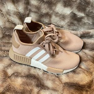 adidas Women's NMD_R1 Ash Pearl/White. Gently used. Original shoe box included.